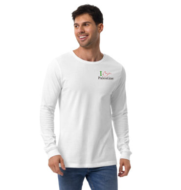 I Love Palestine Unisex Long Sleeve Tee