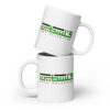Free Palestine White glossy mug